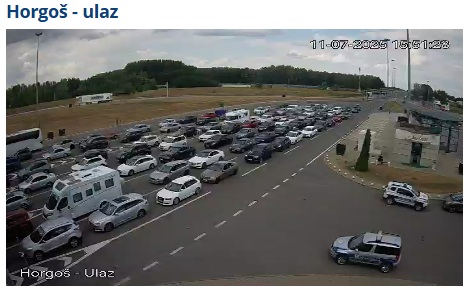 Zbog sezonskih gužvi na Horgošu otvoreno 6 terminala, a radno vreme graničnih prelaza produženo