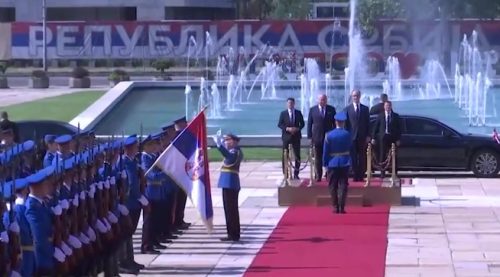 Uz gardu i crveni tepih: Premijer Macut dočekao austrijskog kancelara Kristijana Štokera