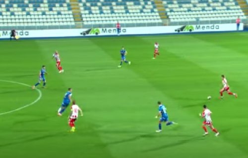 Prvenac Marka Arnautovića u dresu Crvene zvezde: Nije imao milosti prema Pazarcima (VIDEO)