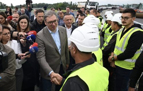 "Kao na pisti za Formulu 1": Vučić obišao radove na brzoj saobraćajnici Slepčević - Badovinci
