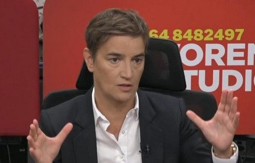 Ana Brnabić o nasilju blokadera: "Jedini koji su palili srpske kuće su bile ustaše, fašisti i nacisti"