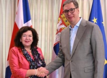 Predsednik Vučić razgovarao sa Karen Pirs: Glavna tema dijalog Beograda i Prištine, ali i dešavanja u BiH
