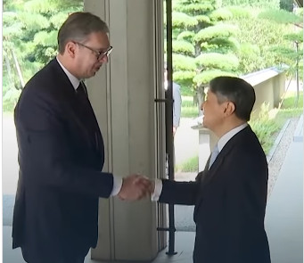 Vučić objavio video iz Japana:"Hvala japanskim domaćinima na izuzetnoj časti i izvanrednom gostoprimstvu"