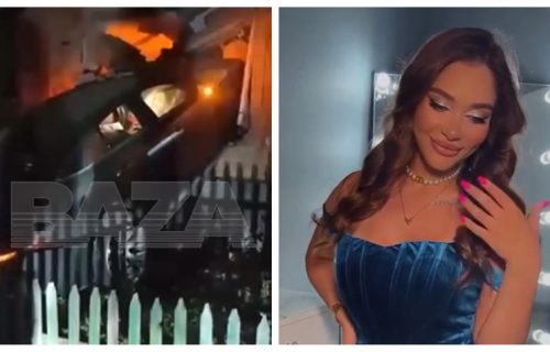 Ćerka šefa podzemlja Anastasija uletela kolima u kuću: Dečko, "sin tužioca", je hvalio kako vozi (VIDEO)