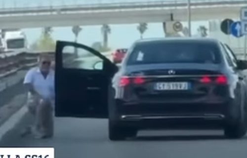 Ljudi šokirani: Zaustavili automobil na auto-putu, naterali vozača da izađe i klekne, a onda... (VIDEO)