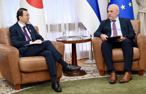 Ministar akademik Bela Balint sa ambasadorom Japana u Srbiji (FOTO)