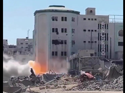 Izrael sravnio sa zemljom dva solitera: Napad na Gazu izvršen nakon upozorenja o evakuaciji (VIDEO)