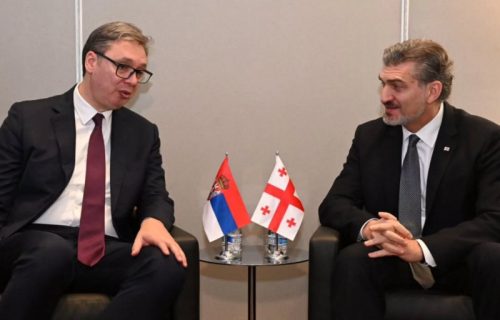 Vučić se sastao sa predsednikom Gruzije: "Povezuje nas iskreno prijateljstvo naših naroda"