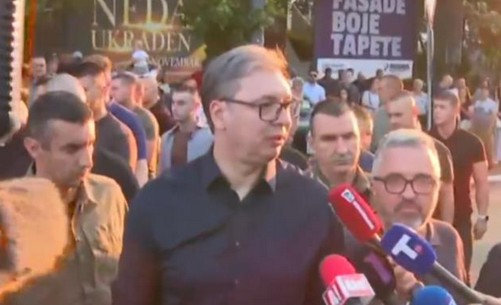 Vučić na Banjici: Obojena revolucija je propala, sada svi da se ujedinimo i krenemo napred