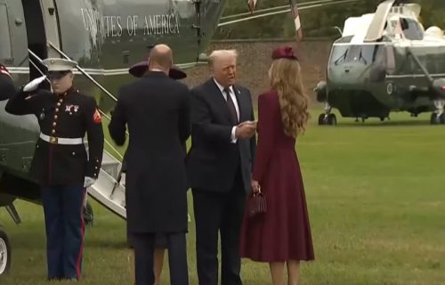 "Tako si lepa": Tramp delio komplimente princezi čim je ugledao (VIDEO)