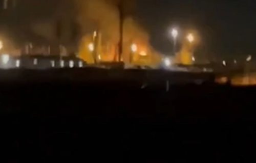 Ukrajinci gađali jednu od najvećih ruskih rafinerija: Žestoko udarili dronovima, ogroman plamen se širi