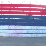 Prekrečen grafit "Kosovo je srce Srbije" u Gračanici (VIDEO)