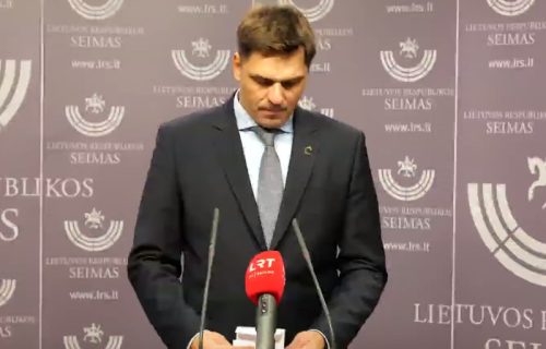 Plaši se za porodicu nakon "pogrešnog" odgovora o Krimu: Litvanski ministar prinuđen da podnese ostavku