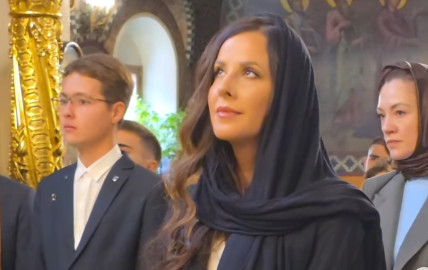 Tamara Vučić posetila Crkvu Svetih apostola Petra i Pavla u Moskvi