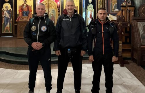 "Svaki njihov korak je molitva": Trojica pripadnika MUP-a krenula na hodočašće za "decu leptire"(FOTO)