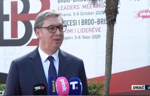 Vučić iz Drača: " Bilo je nesuglasica između Osmani i mene, obavestio sam ih i da je u Srbiji otvorena najbrža pruga u regionu" (VIDEO)