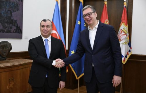 Vučić sa Babajevim: "Odnosi Srbije i Azerbejdžana nalaze se na veoma visokom nivou"(FOTO)