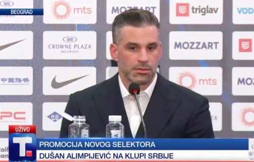 "Slava Bogu na prilici i privilegiji": Promovisan novi selektor Dušan Alimpijević, prve reči odzvanjaju