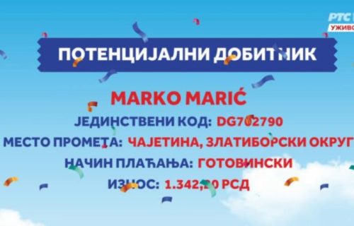 "Uzmi račun i pobedi": Marko Marić dobitnik stana u Beogradu, račun plaćen u Čajetini
