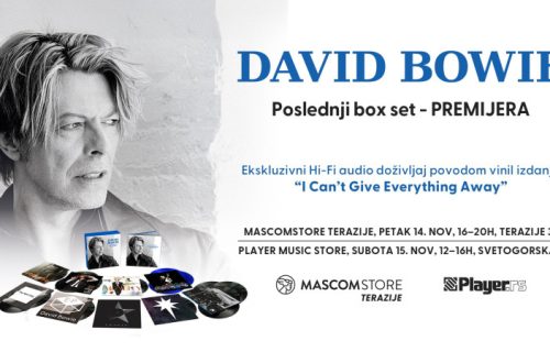 Ekskluzivno preslušavanje box seta "I Can't Give Everything Away (2002–2016)" Dejvida Bouvija na vrhunskoj Hi-Fi opremi
