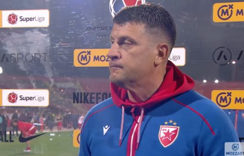 Prve reči Vladana Milojevića posle novog kiksa Zvezde: Trener crveno-belih vrlo kratak