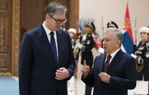 Vučić se oglasio iz Uzbekistana: "Zadivljen sam trudom, radom i posvećenošću predsednika Mirzijojeva"