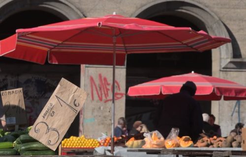 Srušio se krov na zagrebačkoj pijaci Dolac