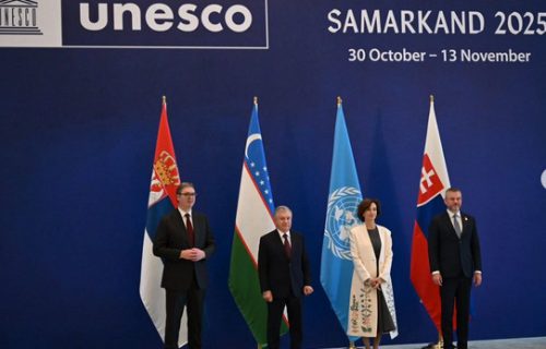 Vučić iz Samarkanda: "Ponosni smo na bogatstvo naše zemlje kulturnim, istorijskim i prirodnim nasleđem"