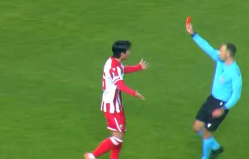 Neverica šta radi Tebu Učena: Ponovo dobio crveni karton za istu stvar kao protiv Rumuna