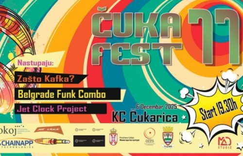 Jedanaesti muzički festival Čukafest: Posetioci će moći da uživaju u mešavini fanka, fjužna i džeza