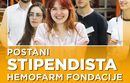 Hemofarm fondacija raspisuje konkurs za stipendije za školsku 2025/2026. godinu