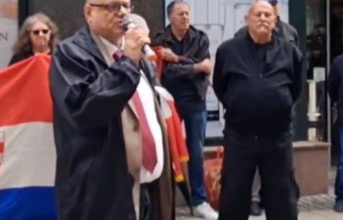 Protest ekstremnih desničara u Zagrebu: Puštali Tompsonove pesme ispred prostorija Srpskog narodnog veća
