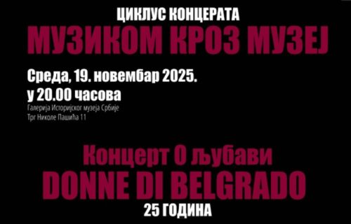Ciklus koncerata "Muzikom kroz muzej": Trio Donne di Belgrado