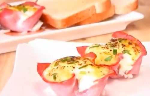 Keto doručak: Mafini od šunke, sira i jaja (RECEPT)