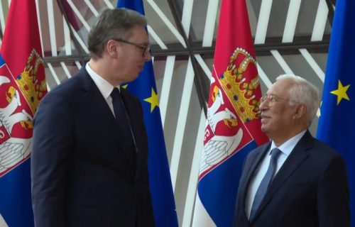 Predsednik Vučić se sastao sa Antoniom Koštom u Briselu