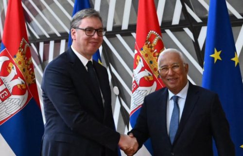 Odličan sastanak sa Antoniom Koštom! Vučić: "Naša pozicija u pogledu pristupanja EU je dosledna i čvrsta"