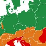 Mrežama kruži mapa mapa Balkana u crvenom: Evropa podeljena na tri zone, mi smo u srednje rizičnoj