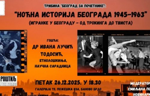 Tribina "Beograd za početnike": Noćna istorija Beograda 1945-1963
