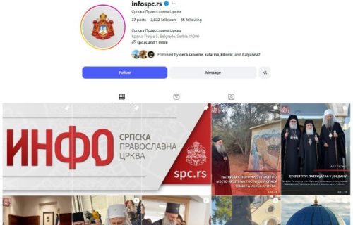 Srpska pravoslavna crkva na veliko interesovanje vernika otvorila zvaničan nalog na Instagramu