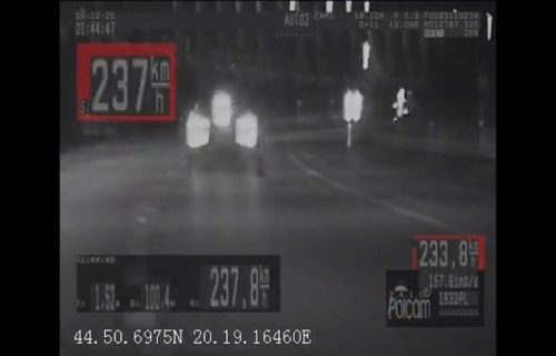 Nasilnička vožnja u Zemunu: Vozio 237,8 km/h na delu puta gde ograničenje 100 km/h
