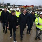 Vučić sa gradilišta Novog savskog mosta: "Beograd napreduje, želja je da tako napreduju i ostali gradovi"