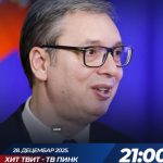 Vučić najavio svoje gostovanje u Hit Tvitu: Predsednik večeras sumira 2025. i govori o ciljevima u 2026.
