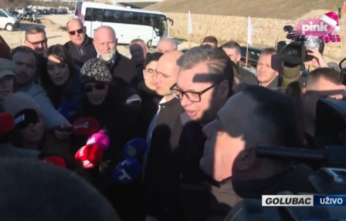 Vučić sa "Dunavskog koridora": Od Beograda do Golupca za sat i 15 minuta do kraja sledeće godine