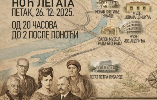 Noć legata u Muzeju grada Beograda: Manifestaciju će pratiti bogat muzički program