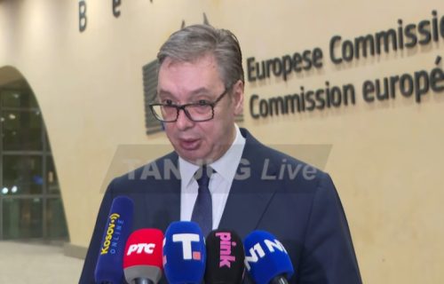 Vučić iz Brisela: "Pitanje je kada će stići upozorenje za sekundarne sankcije za centralnu banku"