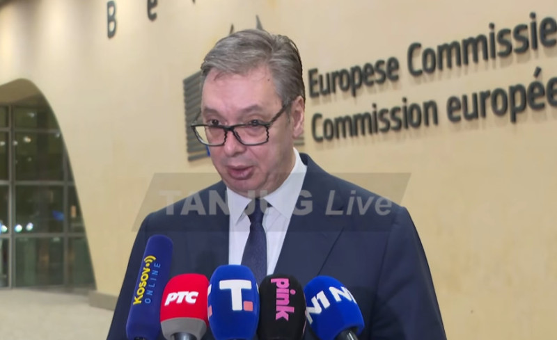 (UŽIVO) Vučić se obraća iz Brisela