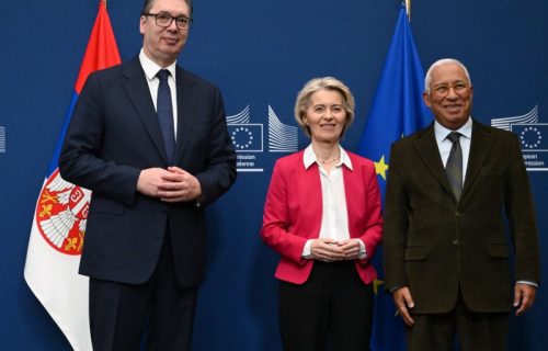 Vučić sa večere sa Fon der Lajen i Koštom: "Fokus na energetskoj bezbednosti i stabilnosti Srbije"