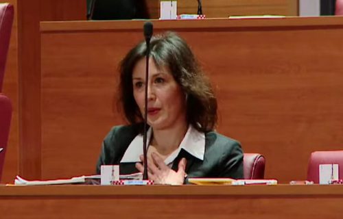 Hrvatsku poslanicu drmnula struja u parlamentu: Vrisnula, pa počela da trese ruku (VIDEO)
