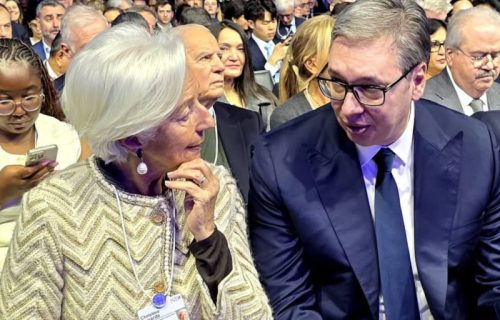 Vučić sa Lagard u Davosu: "Razmena mišljenja o otpornosti i transformacijama globalne ekonomije"
