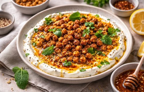 Slani jogurt sa hrskavim leblebijama i toplim medom sa čilijem, savršen način da se završi dan (RECEPT)